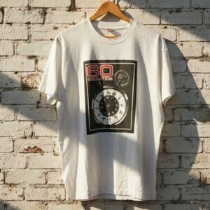 Vintage TV News Show Graphic T-Shirt XL + Boy Band Graphic Tee Bonus Lot